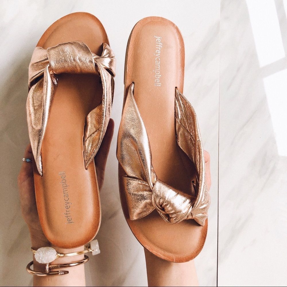 Jeffrey Campbell sandal flats - Picture 1 of 6
